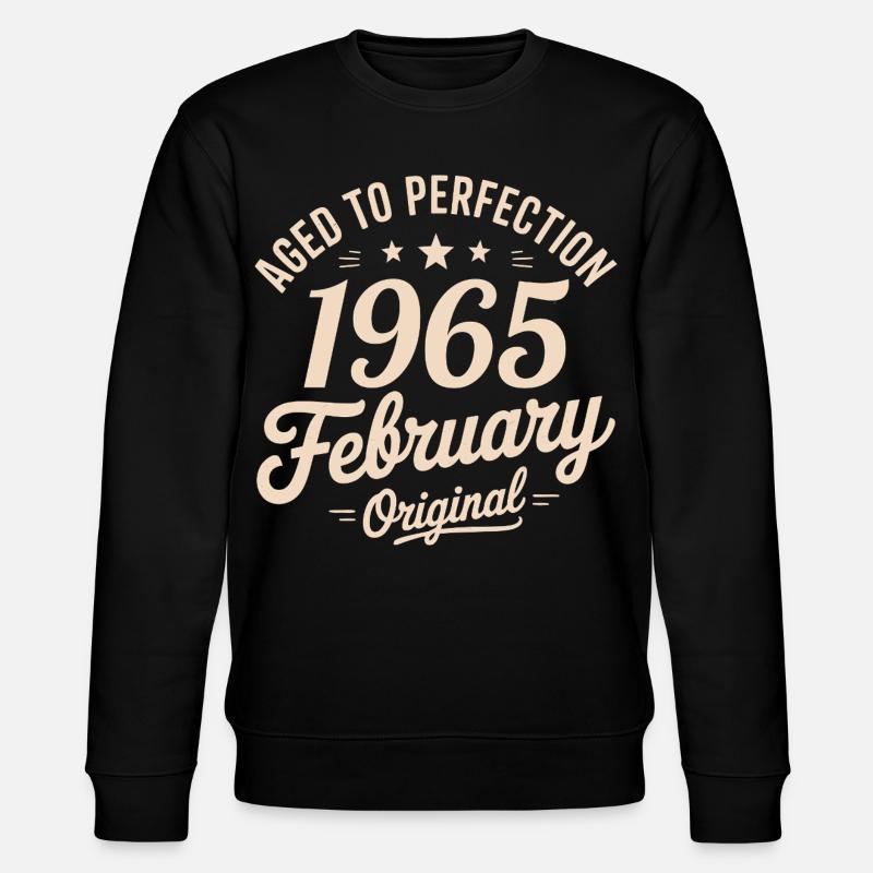 Februar 1965 - Februar 1965 - Stanley/Stella Unisex Bio-Sweatshirt CHANGER  - Schwarz