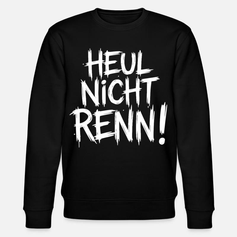 Ne pleure pas. Cours ! - Sweat bio CHANGER Stanley/Stella Unisexe - noir