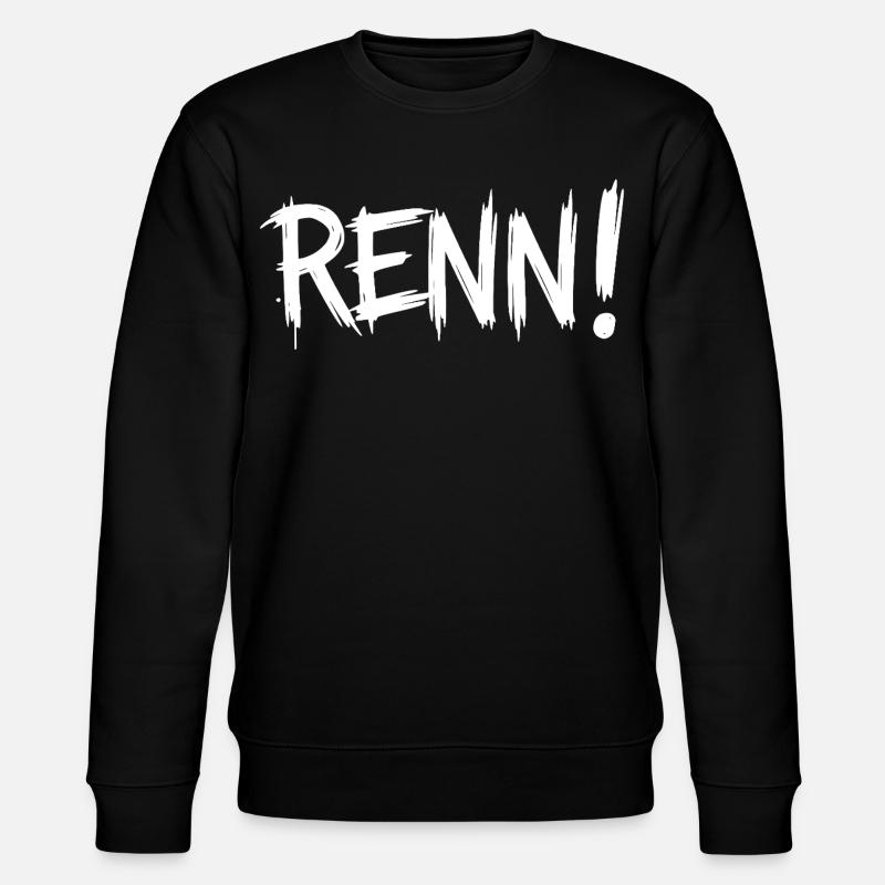 Run! (Running, running, jogging, runner) - Stanley/Stella CHANGER Unisex Organic Sweatshirt - black