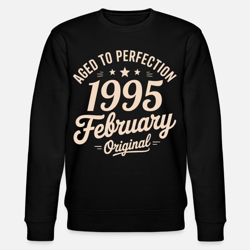 Février 1995 - February 1995 - Stanley/Stella CHANGER Unisex Organic Sweatshirt - black