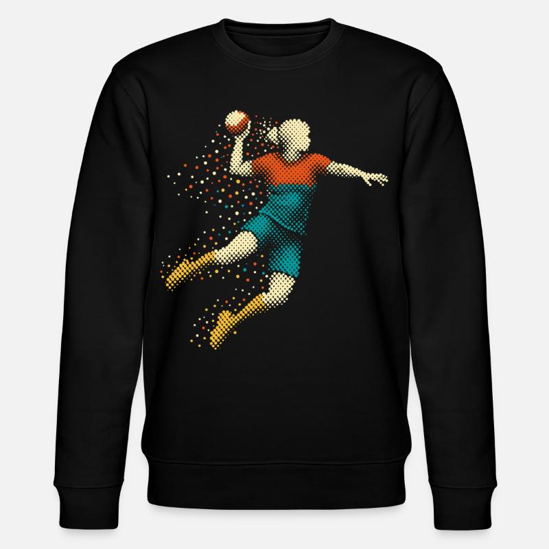 handball mädchen - Stanley/Stella Unisex Bio-Sweatshirt CHANGER  - Schwarz