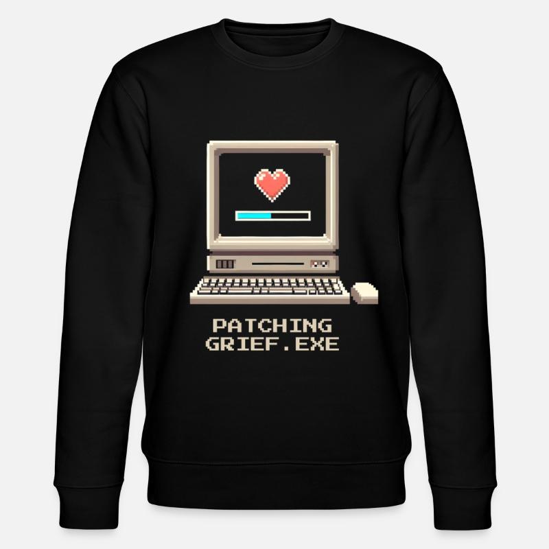 Patch Grief | Undertaker Irony - Stanley/Stella CHANGER Unisex Organic Sweatshirt - black