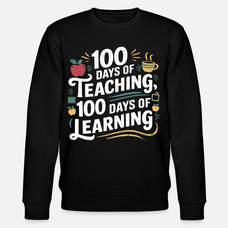 100 jours d’enseignement et d’apprentissage - Sweat bio CHANGER Stanley/Stella Unisexe - noir
