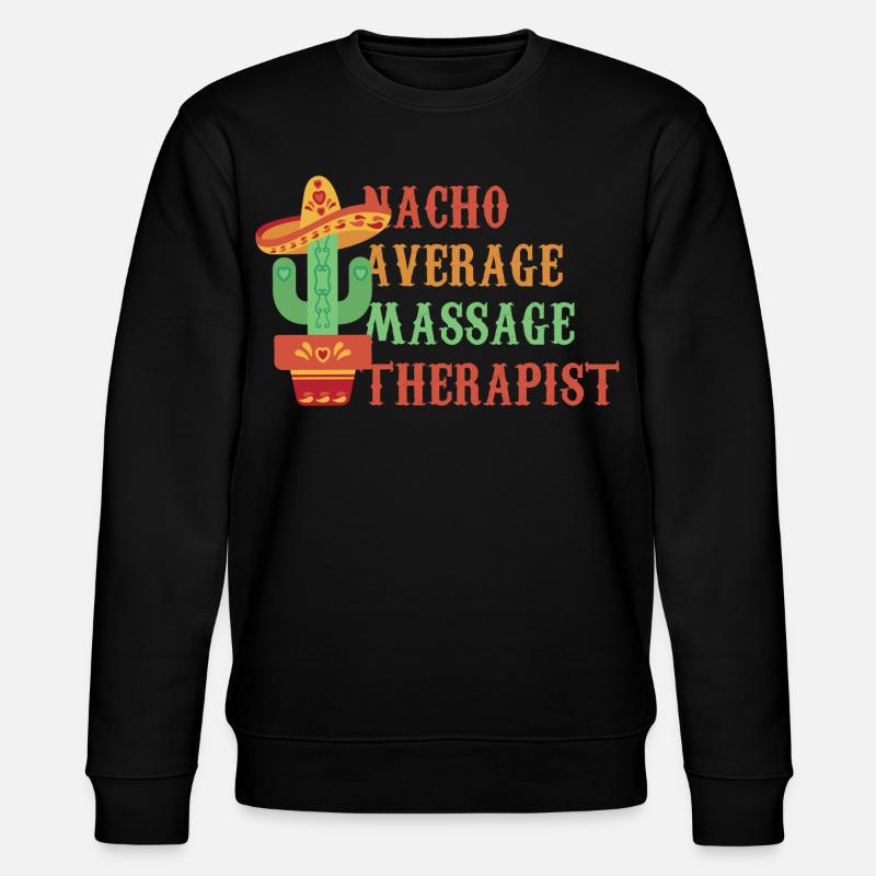 Nicht-nacho Durchschnittsmasseur - Stanley/Stella Unisex Bio-Sweatshirt CHANGER  - Schwarz