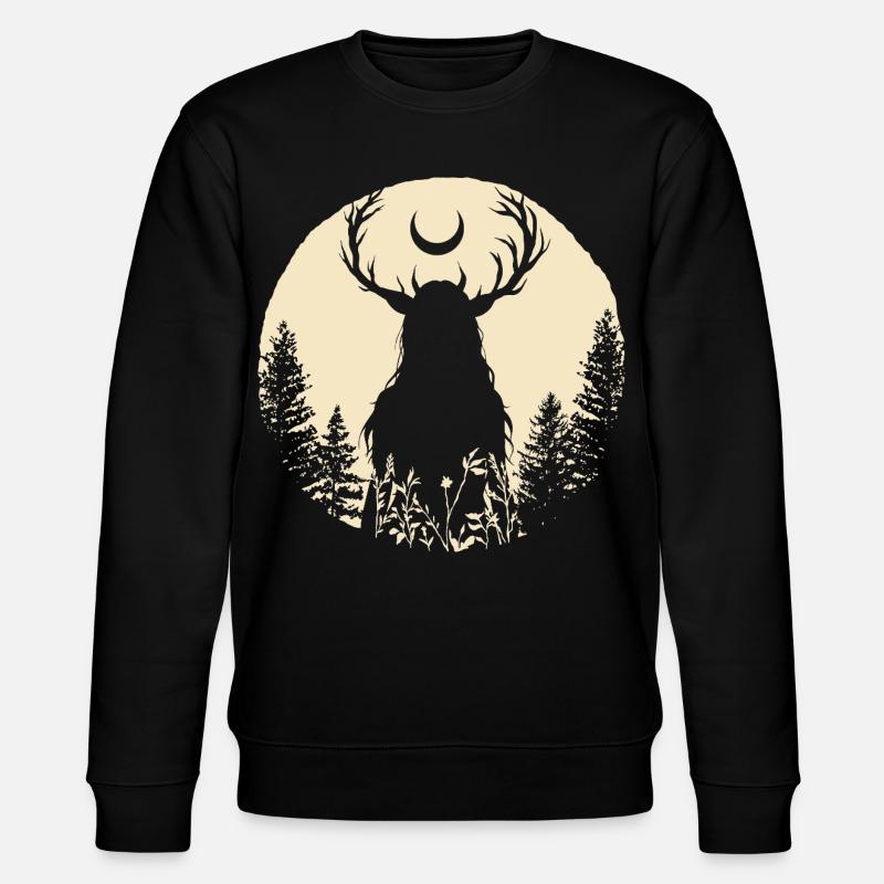 Moon Witch Moonwitch - Stanley/Stella CHANGER Unisex Organic Sweatshirt - black