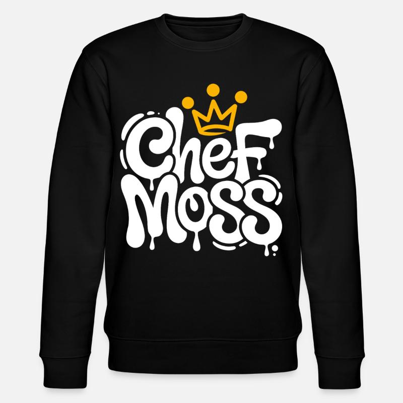 Chef Moss - Stanley/Stella Unisex Bio-Sweatshirt CHANGER  - Schwarz