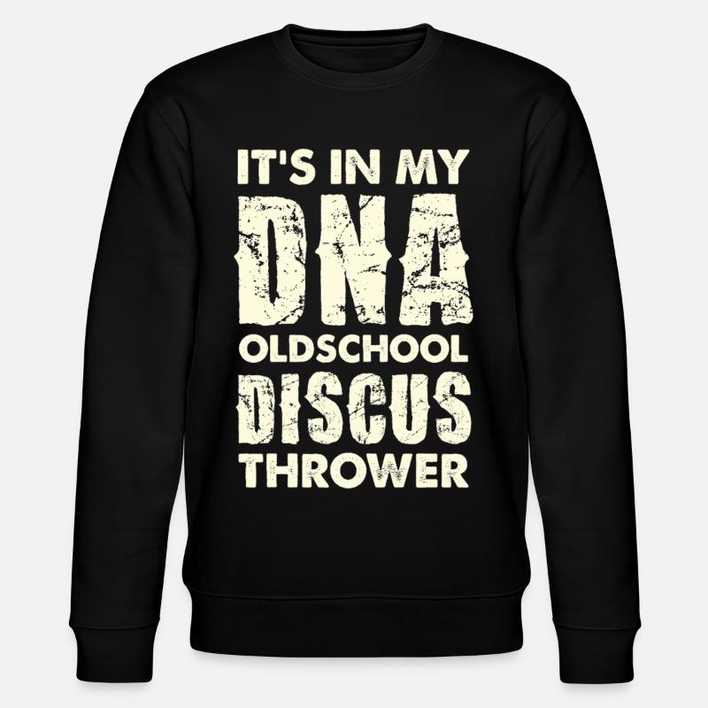 DNA Oldschool Discus Thrower - Stanley/Stella CHANGER Unisex Organic Sweatshirt - black