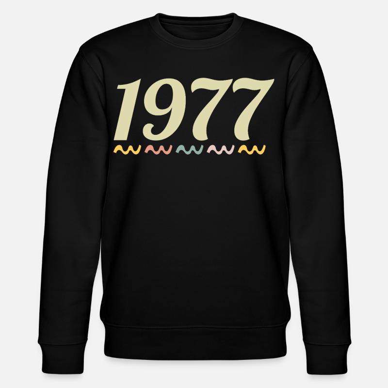 1977 - Stanley/Stella Unisex Bio-Sweatshirt CHANGER  - Schwarz