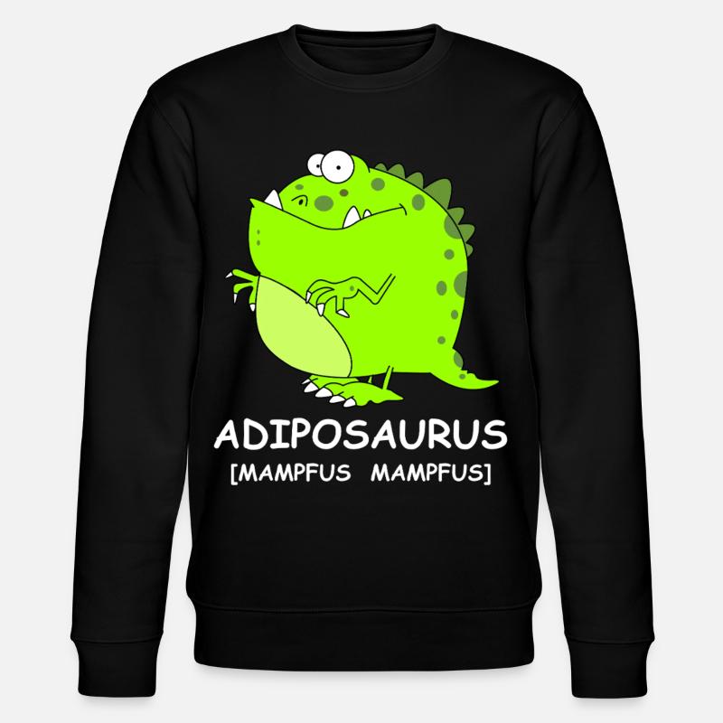 Adiposaursus Dino Comic - Sweat bio CHANGER Stanley/Stella Unisexe - noir