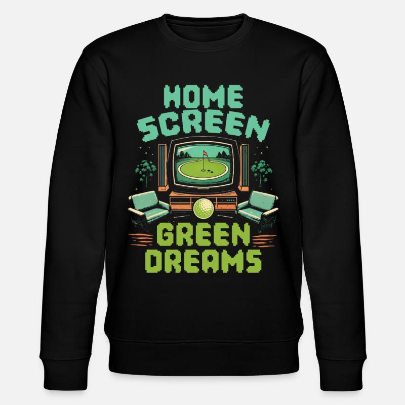 Simulateur de golf - Sweat bio CHANGER Stanley/Stella Unisexe - noir