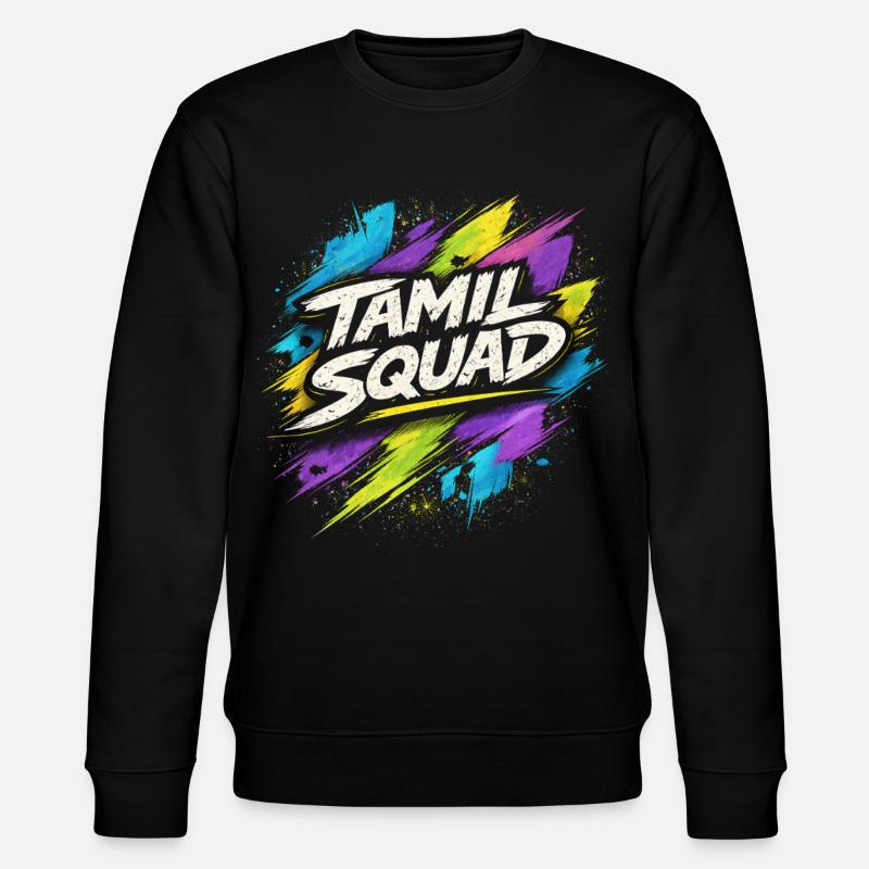 Tamil Squad Tamilisch Sri Lanka - Stanley/Stella CHANGER Unisex Organic Sweatshirt - black