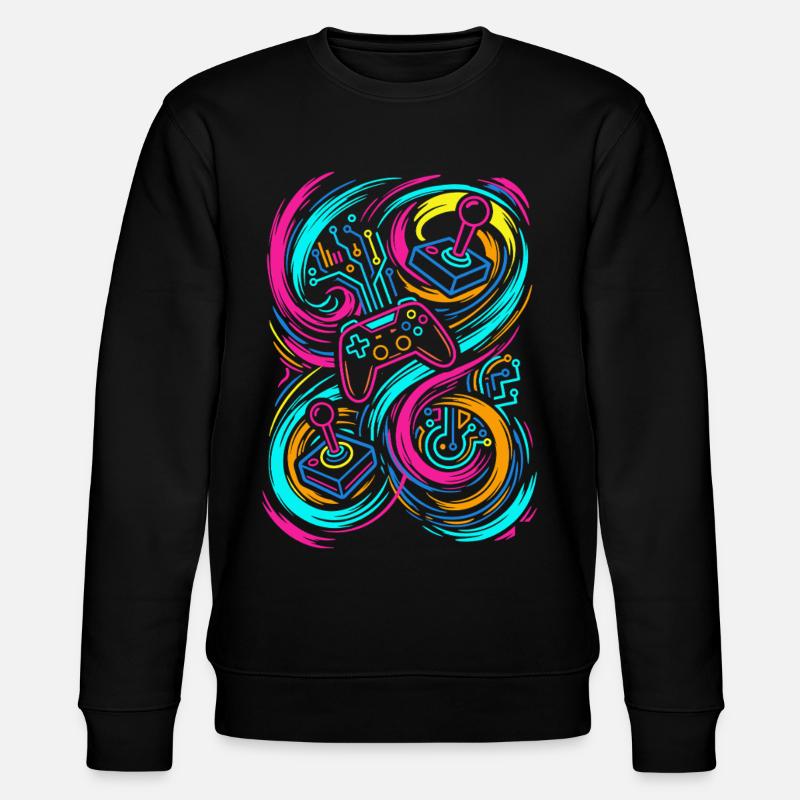 Gaming Controllers - Stanley/Stella CHANGER Unisex Organic Sweatshirt - black