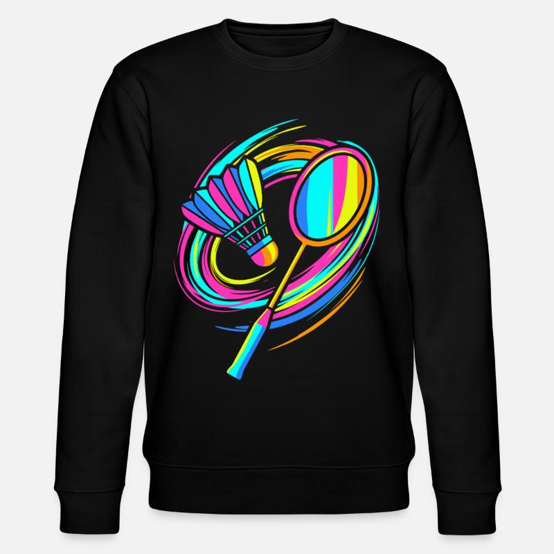 Badmintonschläger - Stanley/Stella Unisex Bio-Sweatshirt CHANGER  - Schwarz