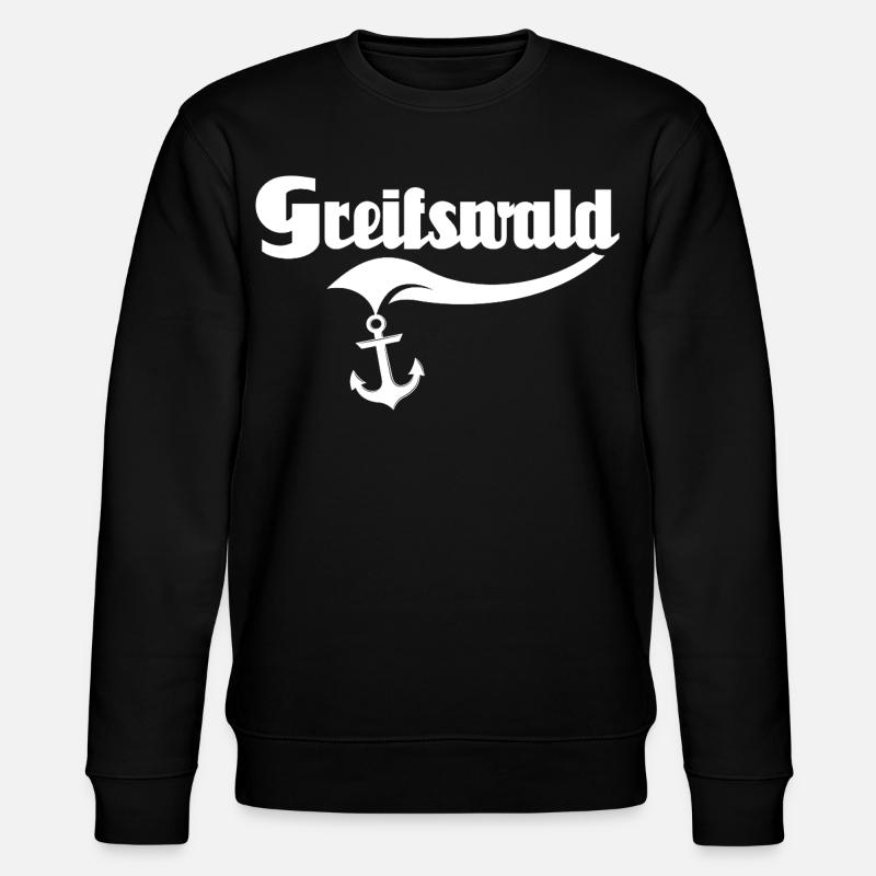 Greifswald Sprüche - Stanley/Stella Unisex Bio-Sweatshirt CHANGER - Schwarz