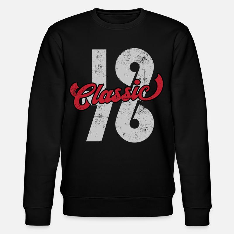 Classic 1976 - Stanley/Stella Unisex Bio-Sweatshirt CHANGER  - Schwarz