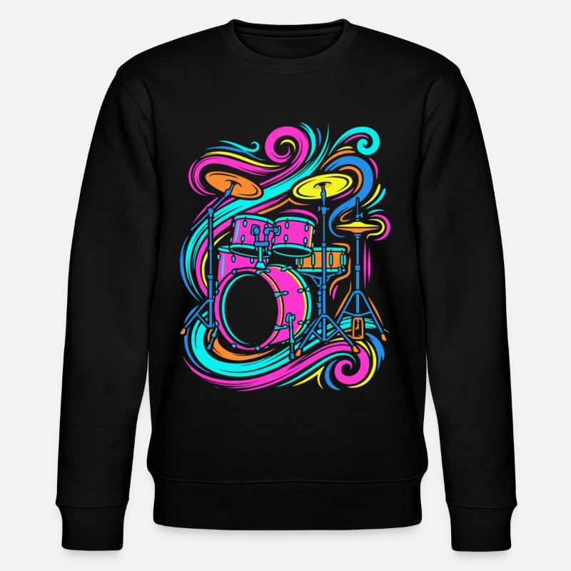 percussion - Sweat bio CHANGER Stanley/Stella Unisexe - noir