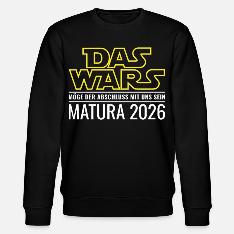 Matura 2026 Das wars - Stanley/Stella Unisex Bio-Sweatshirt CHANGER  - Schwarz