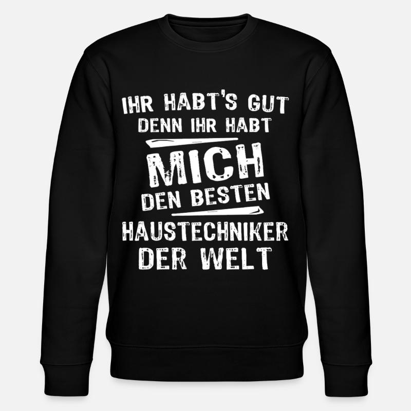 Technicien interne - Sweat bio CHANGER Stanley/Stella Unisexe - noir