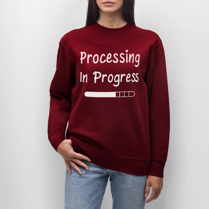 Processing In Progress Loading Bar Statement Stanley/Stella CHANGER Unisex Organic Sweatshirt