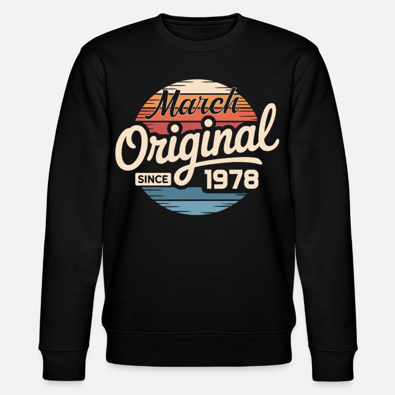 Légendaire depuis mars 1978 - Sweat bio CHANGER Stanley/Stella Unisexe - noir
