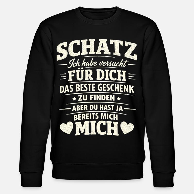 Ironie Paar Sarkastisch Geschenk - Stanley/Stella Unisex Bio-Sweatshirt CHANGER  - Schwarz