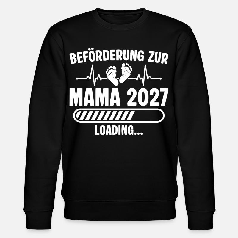 Annoncez la future future maman 2027 - Sweat bio CHANGER Stanley/Stella Unisexe - noir