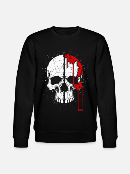 Crâne à effet cool - Sweat bio CHANGER Stanley/Stella Unisexe - noir