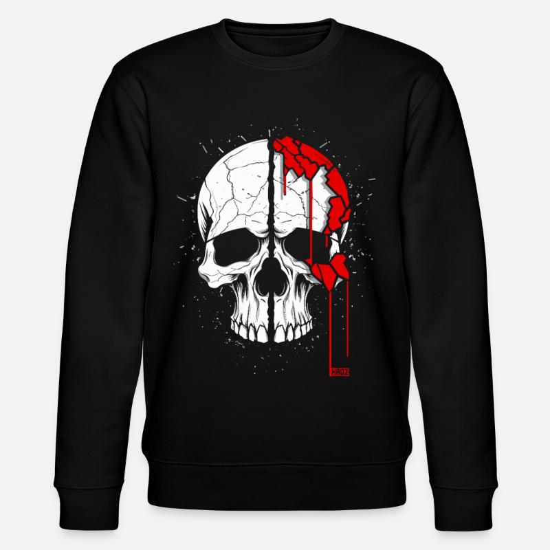 Crâne à effet cool - Sweat bio CHANGER Stanley/Stella Unisexe - noir