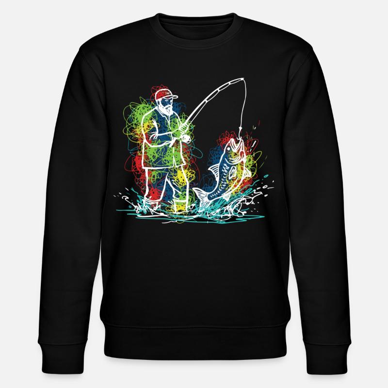 Fisherman Legend Pêcheur Poisson - Sweat bio CHANGER Stanley/Stella Unisexe - noir