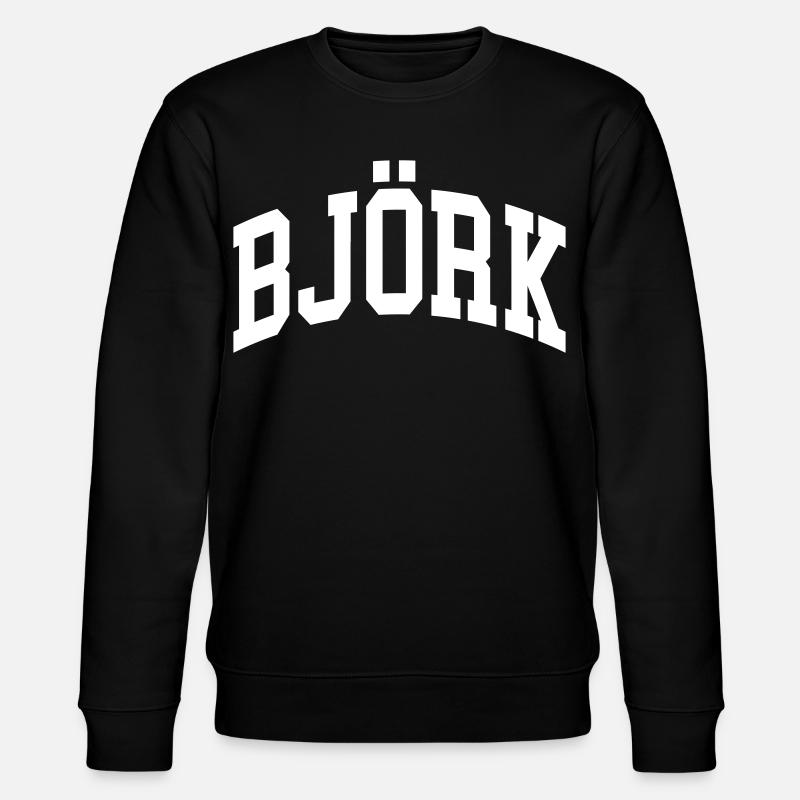 Björk - Stanley/Stella Unisex Bio-Sweatshirt CHANGER  - Schwarz