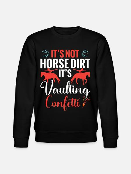 Pferdevaulter-Dinge Vaulting-Ausrüstung Künstlerisch - Stanley/Stella Unisex Bio-Sweatshirt CHANGER  - Schwarz