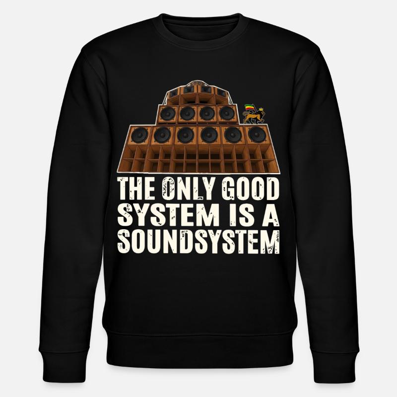 Soundsystem Reggae - Stanley/Stella Unisex Bio-Sweatshirt CHANGER  - Schwarz