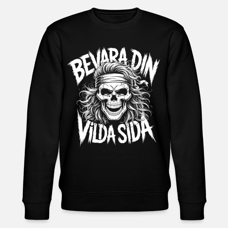Wild Side Skull - Stanley/Stella Unisex Bio-Sweatshirt CHANGER - Schwarz