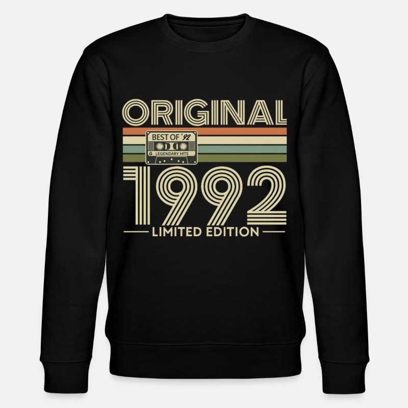 Original 1992 Limited Edition Retro - Stanley/Stella Unisex Bio-Sweatshirt CHANGER  - Schwarz
