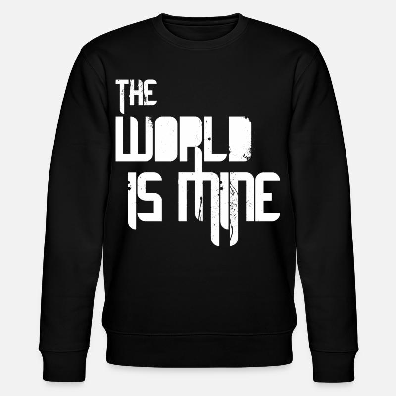 Le monde est à moi - Blanc - Sweat bio CHANGER Stanley/Stella Unisexe - noir