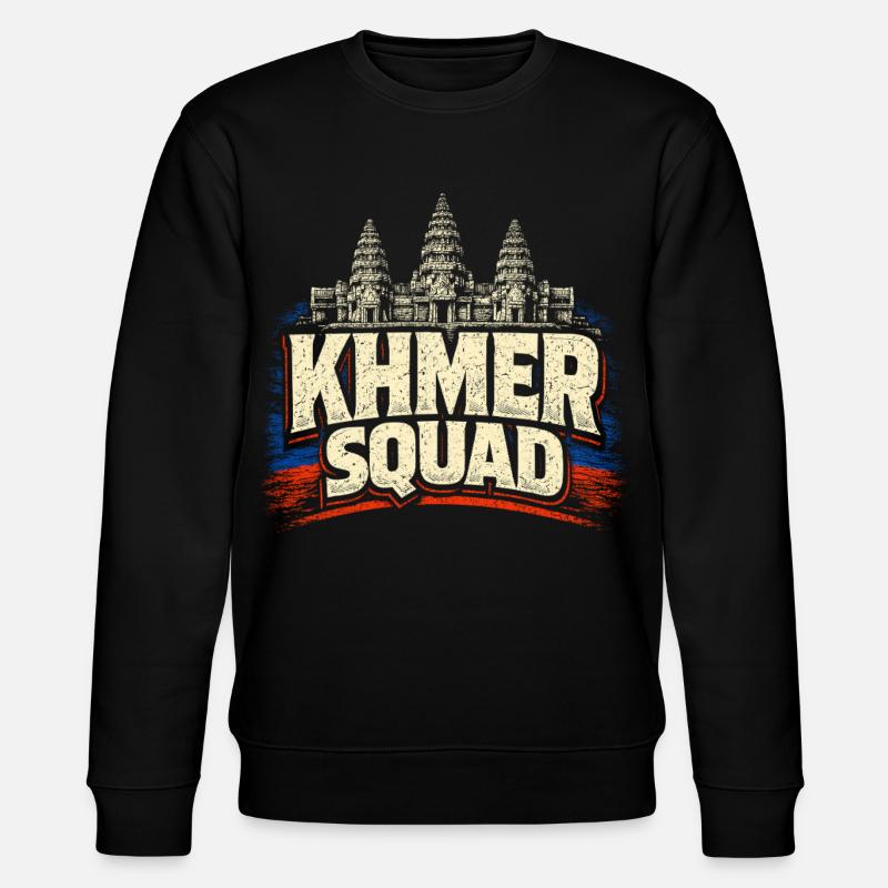Cambodge Escouade khmère cambodgienne - Sweat bio CHANGER Stanley/Stella Unisexe - noir