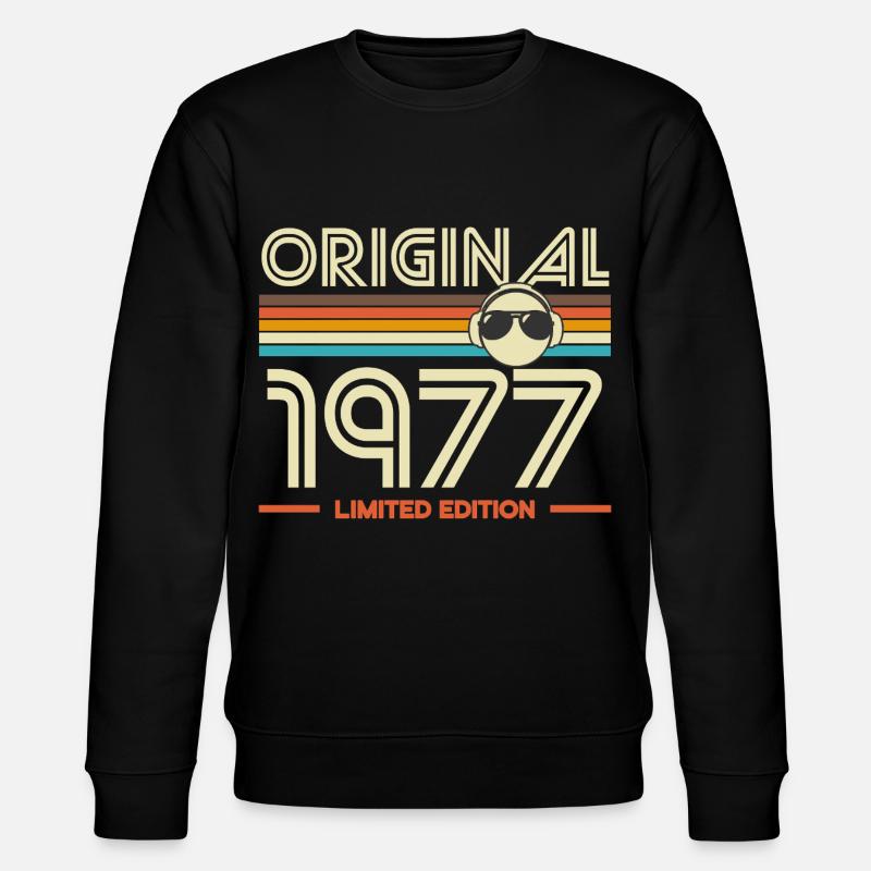 Original 1977 Édition Limitée - Sweat bio CHANGER Stanley/Stella Unisexe - noir