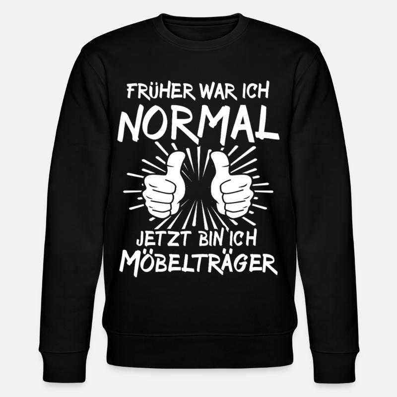 Möbelträger - Stanley/Stella Unisex Bio-Sweatshirt CHANGER  - Schwarz