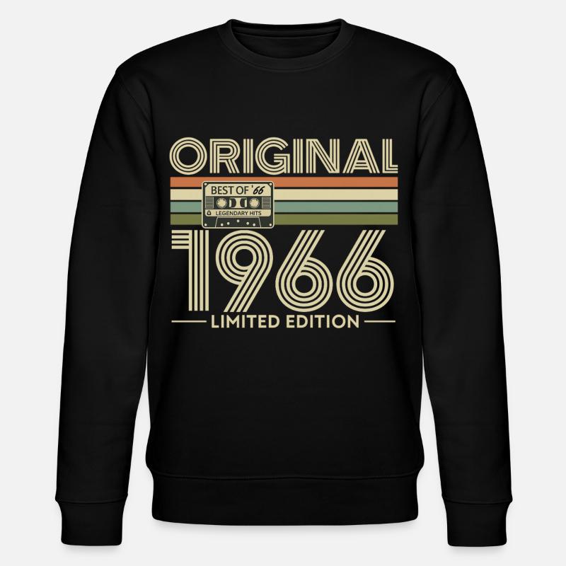 Original 1966 Édition Limitée - Sweat bio CHANGER Stanley/Stella Unisexe - noir