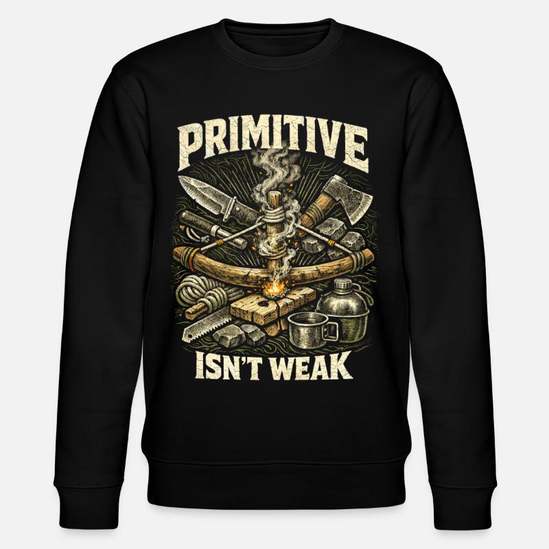 Prepper Survivalists - Stanley/Stella CHANGER Unisex Organic Sweatshirt - black