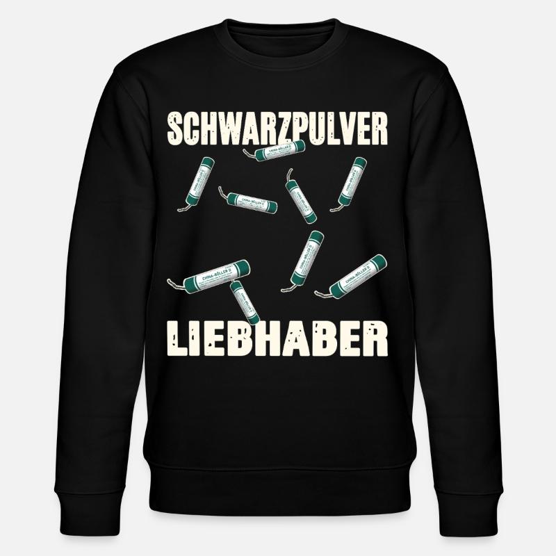 Schwarzpulver Liebhaber - Stanley/Stella Unisex Bio-Sweatshirt CHANGER  - Schwarz