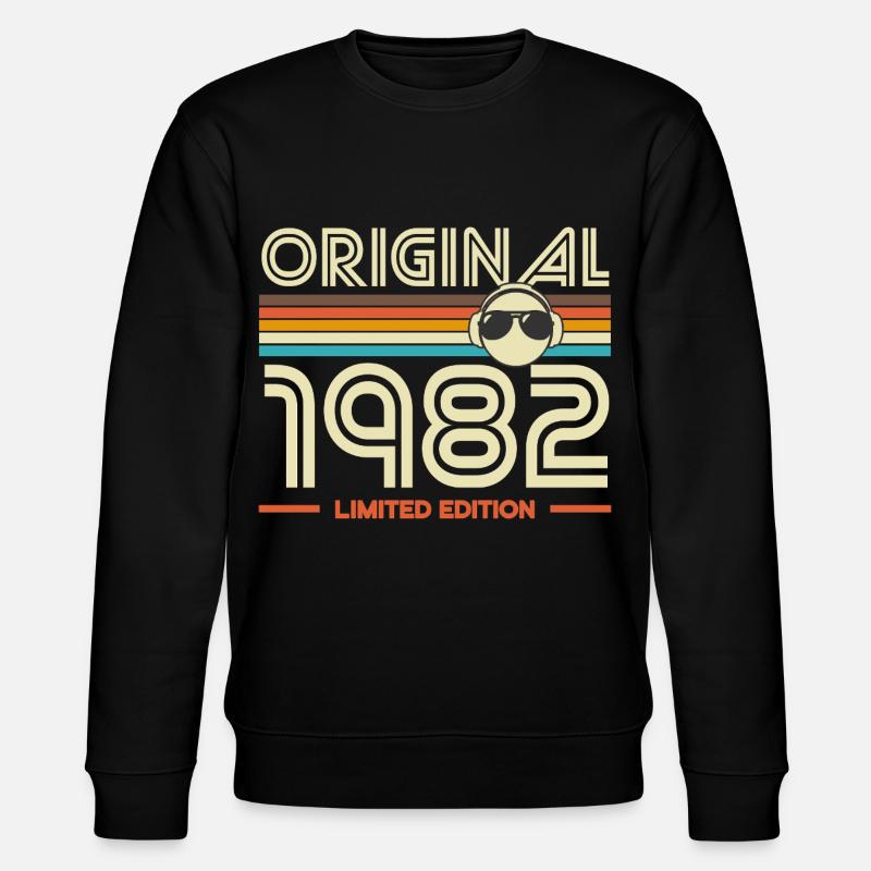 Original 1982 Édition Limitée - Sweat bio CHANGER Stanley/Stella Unisexe - noir