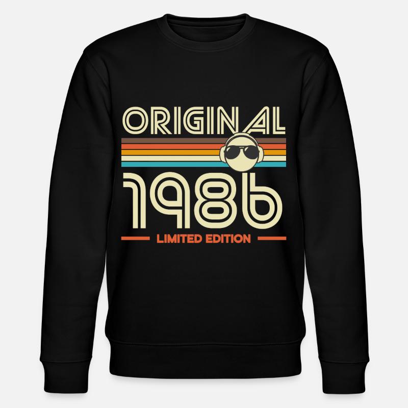 Original 1986 Retro Édition - Sweat bio CHANGER Stanley/Stella Unisexe - noir