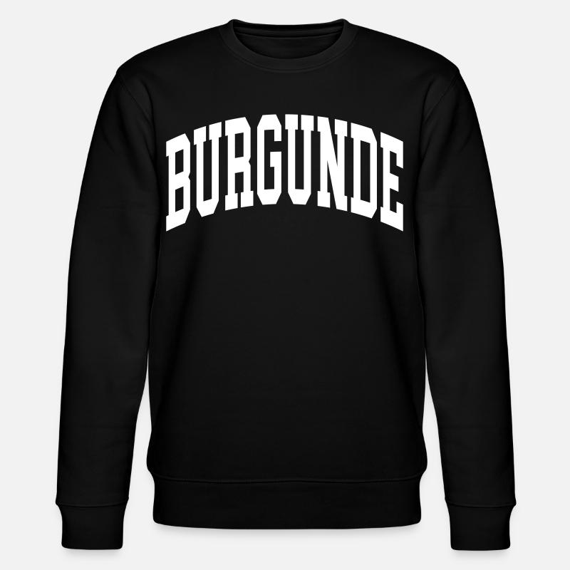 Burgunde - Stanley/Stella Unisex Bio-Sweatshirt CHANGER  - Schwarz