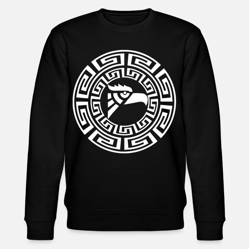 White Eagle Emblem - Stanley/Stella CHANGER Unisex Organic Sweatshirt - black