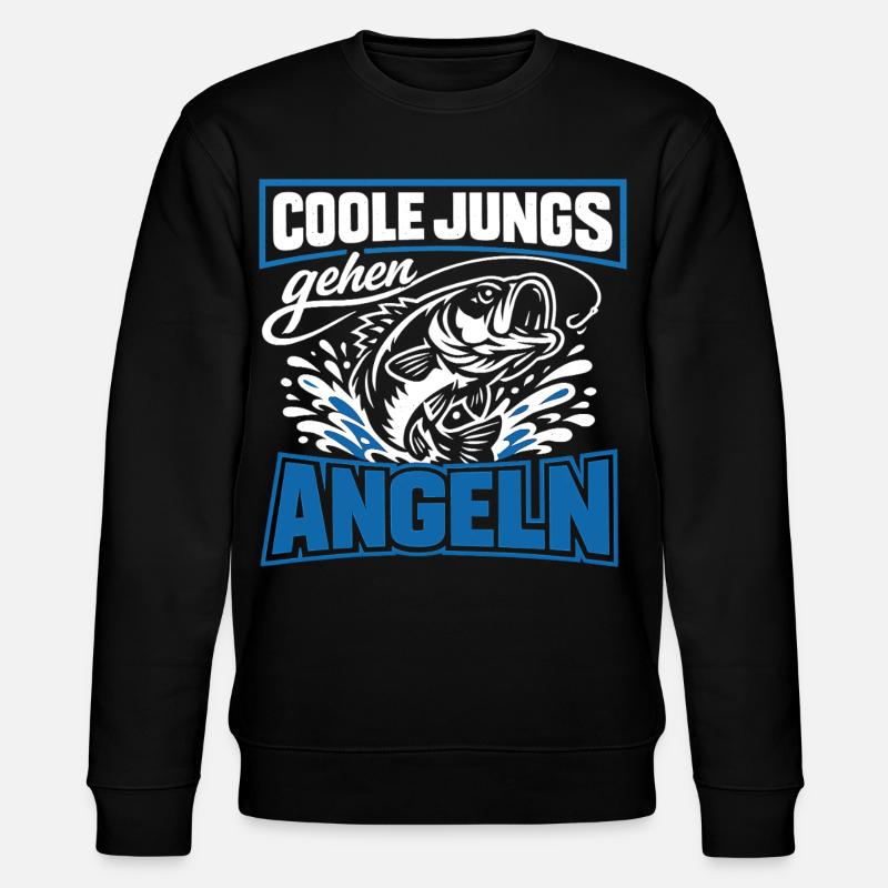 Les gars cool vont pêcher - Sweat bio CHANGER Stanley/Stella Unisexe - noir