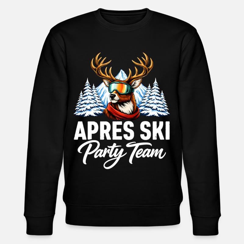 Équipe de la fête d’après-ski - Sweat bio CHANGER Stanley/Stella Unisexe - noir
