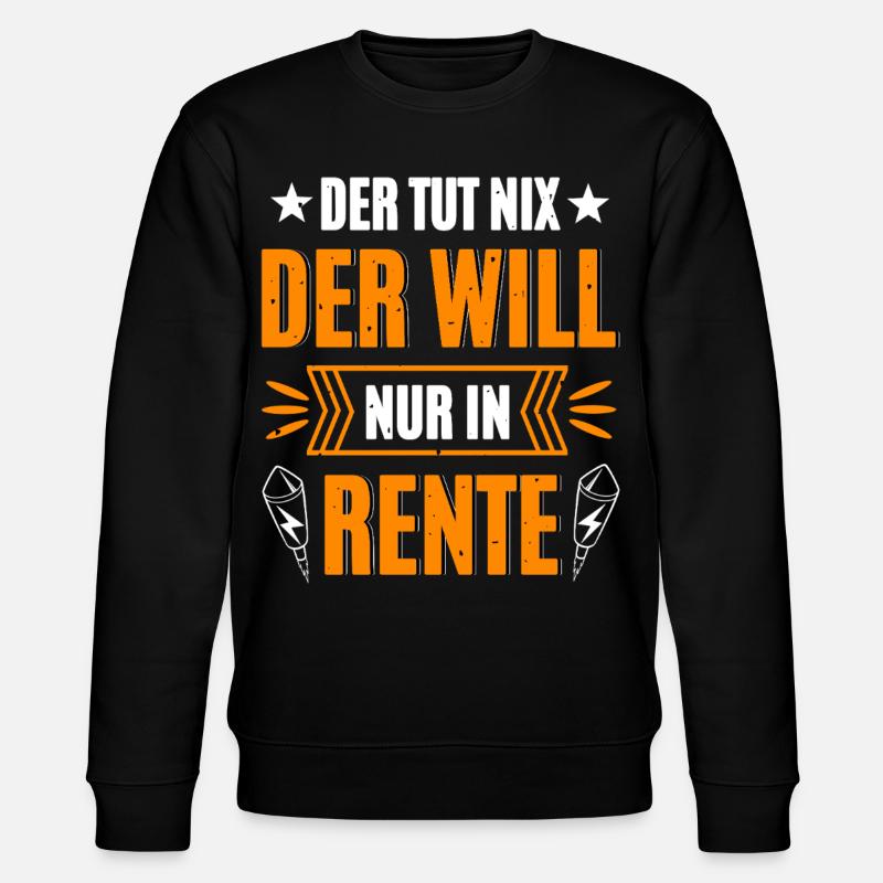 Pyro à la retraite - Sweat bio CHANGER Stanley/Stella Unisexe - noir