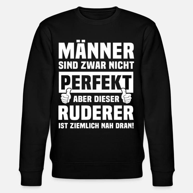 Rameur - Sweat bio CHANGER Stanley/Stella Unisexe - noir