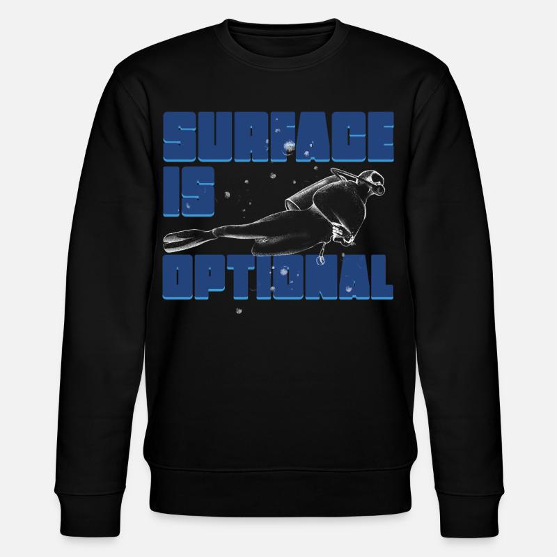Divers Scuba Diving Diving - Stanley/Stella CHANGER Unisex Organic Sweatshirt - black